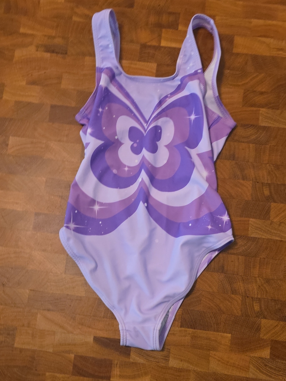 10 / $10 C9 by Champion Lavender Purple Butterfly Kids One-Piece